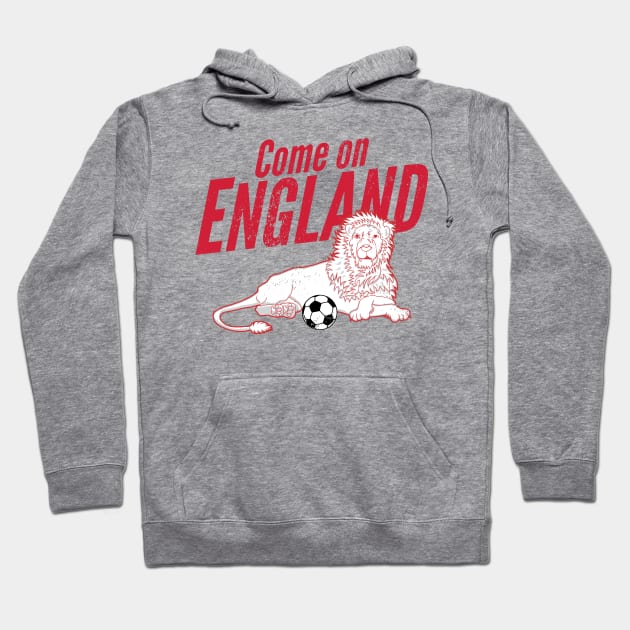 England Soccer Fan Gift Hoodie by atomguy